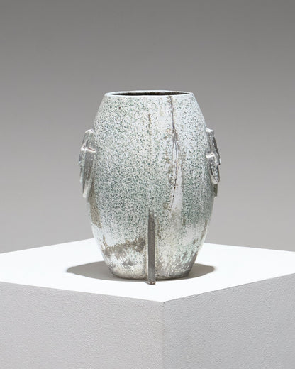 Art Deco glazed ceramic vase, 1930s 