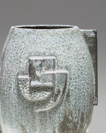 Art Deco glazed ceramic vase, 1930s 