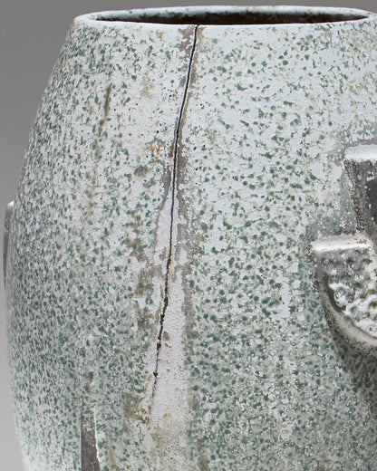 Art Deco glazed ceramic vase, 1930s 