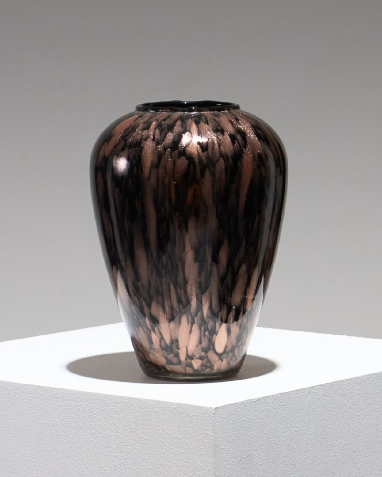 Murano Aventurine Glass Vase, 1960s 