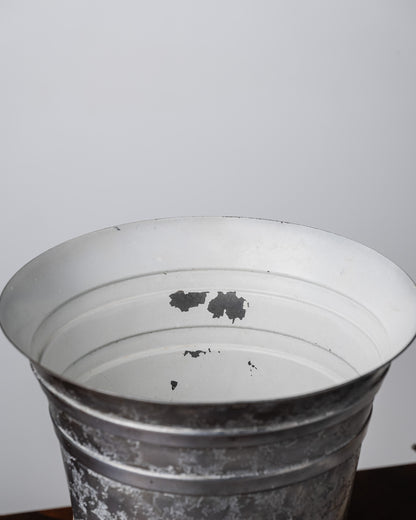 ART DECO METAL AND COPPER TULIP LAMP, 1930s