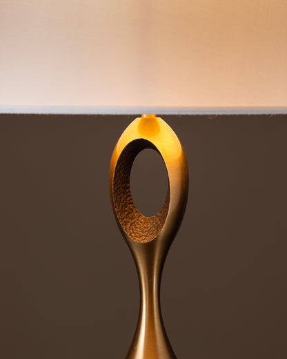 Brass table lamp, 2000s