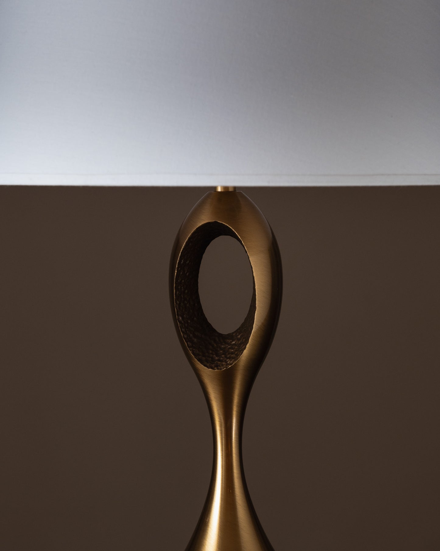 Brass table lamp, 2000s