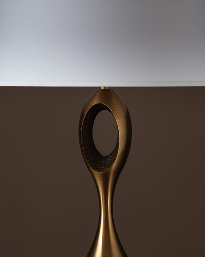 Brass table lamp, 2000s