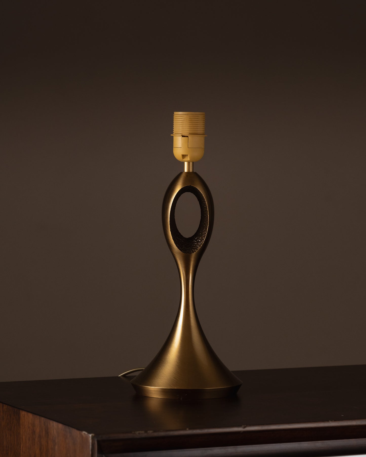 Brass table lamp, 2000s