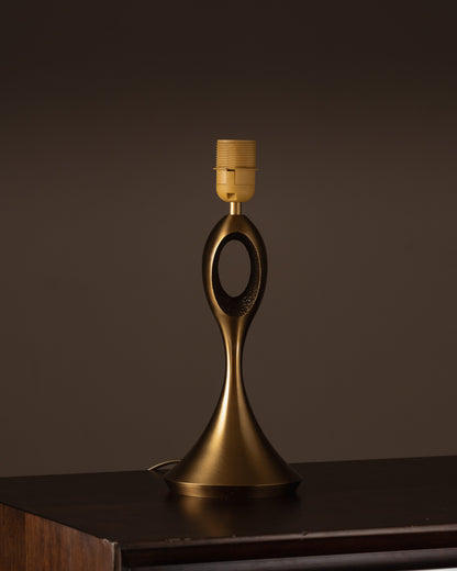 Brass table lamp, 2000s
