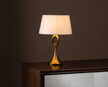 Brass table lamp, 2000s