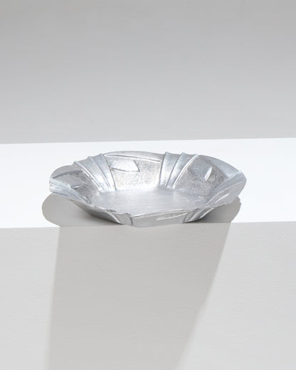HAMMERED PEWTER DISH, LOUIS HOUZEAUX, 1930s