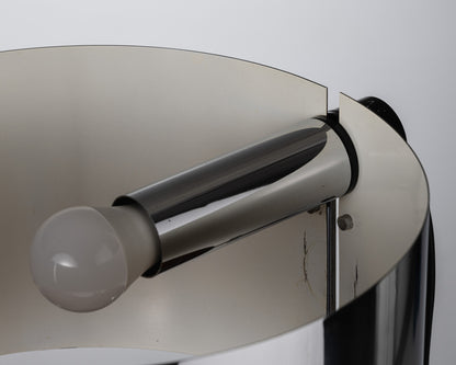 METAL LAMP, JACQUES QUINET, 1970s