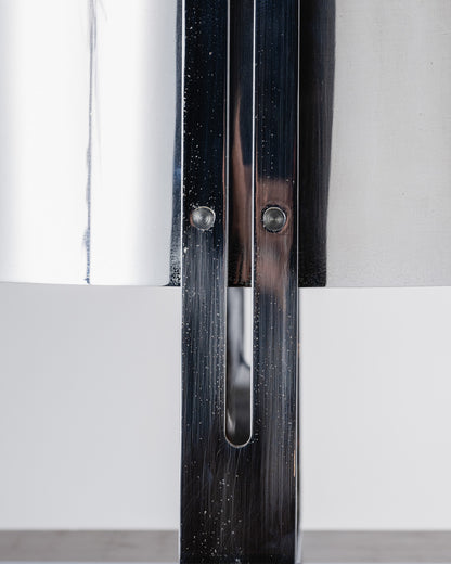 METAL LAMP, JACQUES QUINET, 1970s