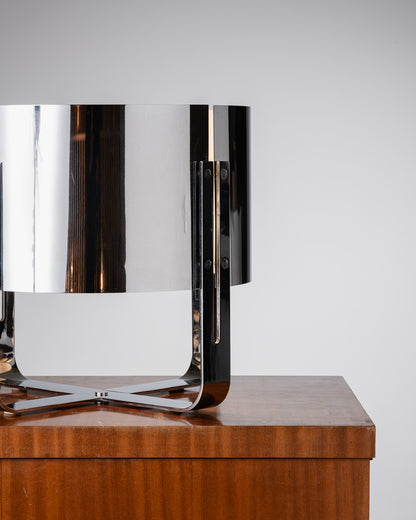 METAL LAMP, JACQUES QUINET, 1970s