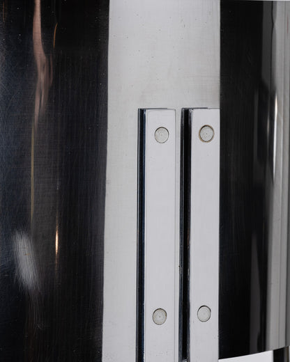 METAL LAMP, JACQUES QUINET, 1970s