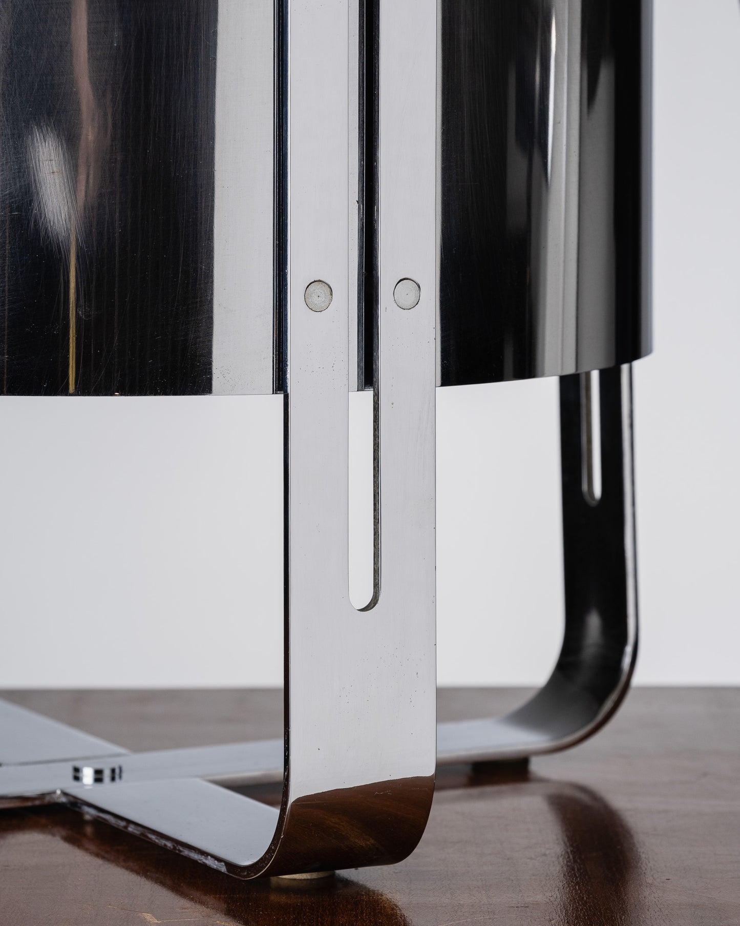 METAL LAMP, JACQUES QUINET, 1970s