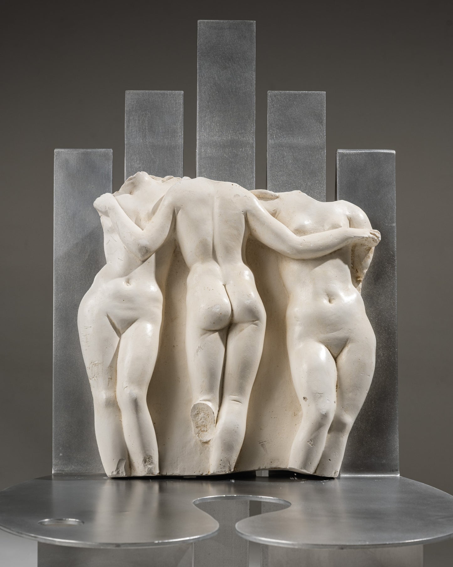 SCULPTURE MURALE BAS-RELIEF LES TROIS GRÂCES, 2000s