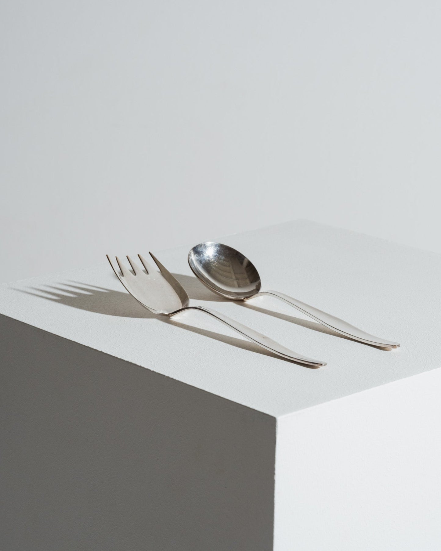 Orly metal serving cutlery, Christofle, 1970s