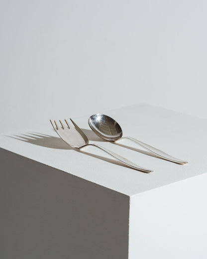 Orly metal serving cutlery, Christofle, 1970s