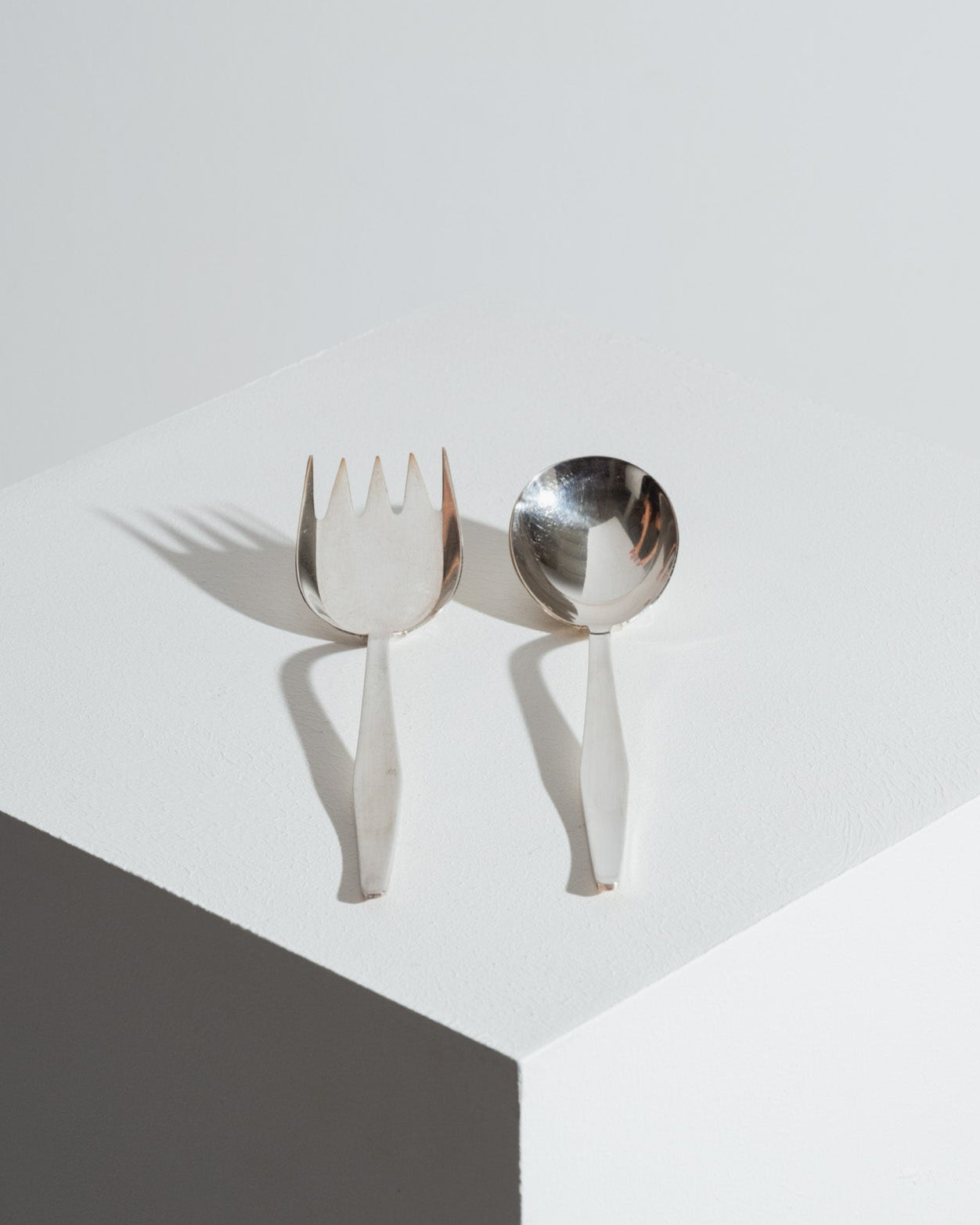 Orly metal serving cutlery, Christofle, 1970s
