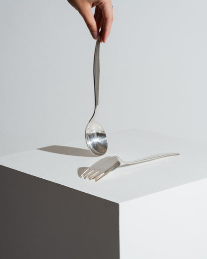 Orly metal serving cutlery, Christofle, 1970s