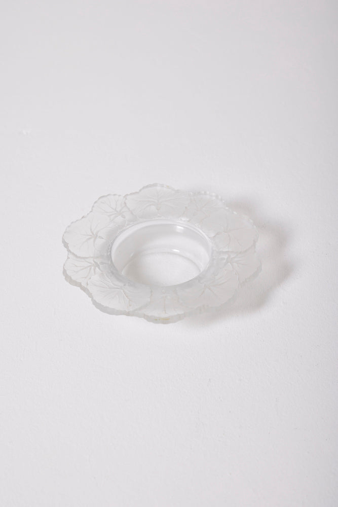 Lalique crystal ashtray