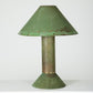Lampe de table en cuivre par Ron Rezek, années 1990. Habituellement en acier galvanisé celle ci est une version unique en cuivre.
