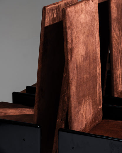 SET DE 6 CHAISES 'KAZUKI', KAZUHIDE TAKAHAMA, GAVINA, 1960s