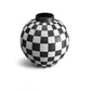 LARGE CHECKER VASE