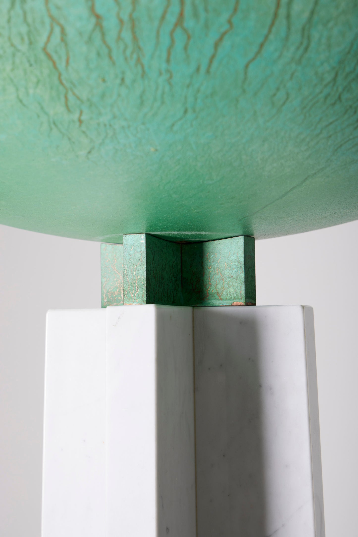 “WAGNERIANA” MARBLE FLOOR LAMP LELLA &amp; MASSIMO VIGNELLI, 1980s