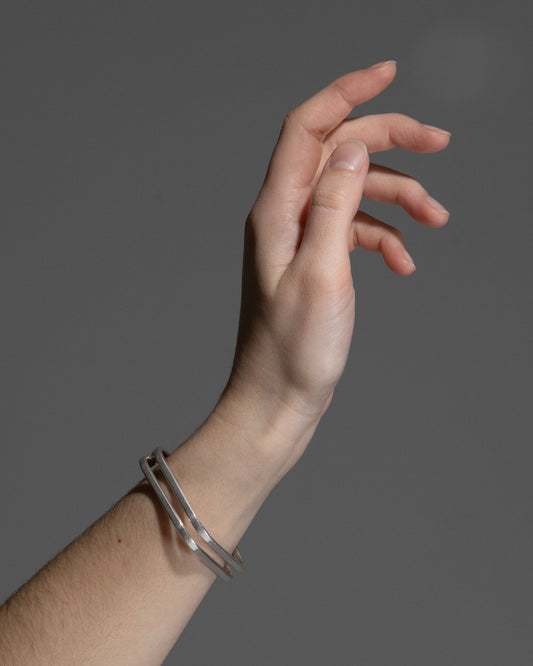 BRACELET "CARRÉ" EN ARGENT 950