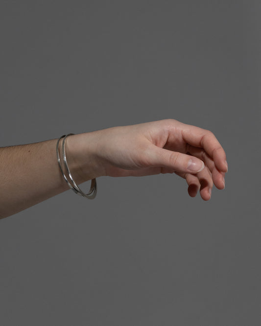 BRACELET "DOUBLE CROISÉ" EN ARGENT 950