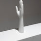 SCULPTURE DE MAIN EN PORCELAINE BLANCHE, 1950s