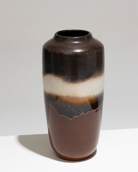 TALL GLAZED POTTERY VASE, WEST GERMANY, 1960s