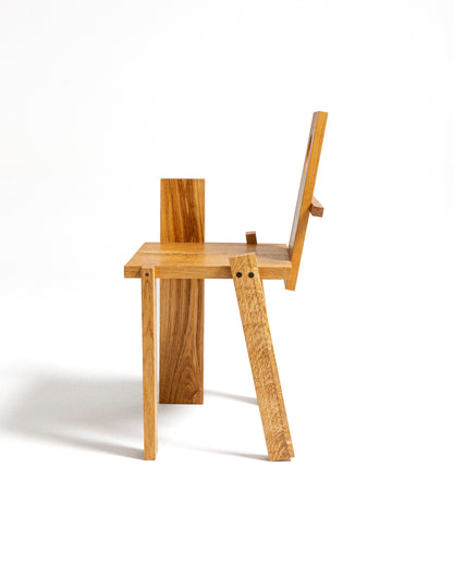 CHAISE S1-01 EN CHÊNE BLANC