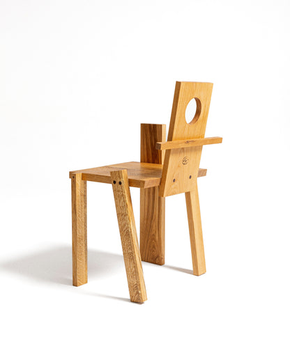 CHAISE S1-01 EN CHÊNE BLANC