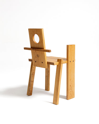 CHAISE S1-01 EN CHÊNE BLANC