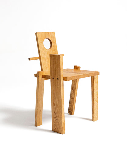 CHAISE S1-01 EN CHÊNE BLANC