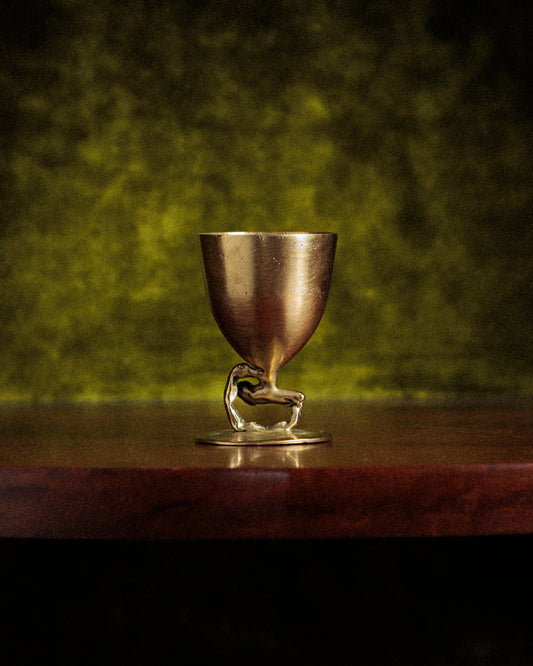 Brass egg cup Cluster Graal n°4