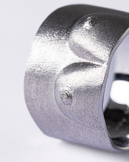 BAGUE SCULPTURE N°1 LIGHT DIAMANTS