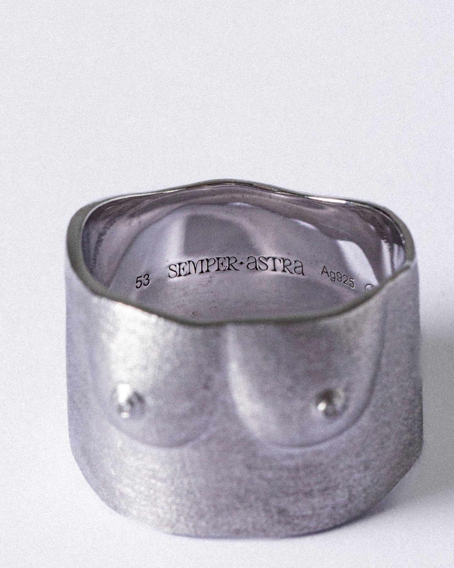 BAGUE SCULPTURE N°1 LIGHT DIAMANTS