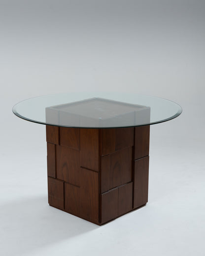 LUCIANO FRIGERIO DINING TABLE, 1970s