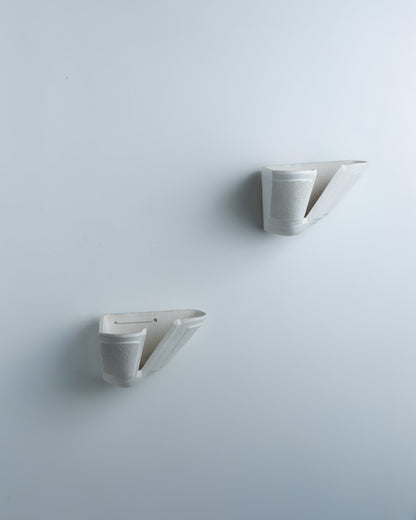 PLASTER CORNER SCONCE, 1940s