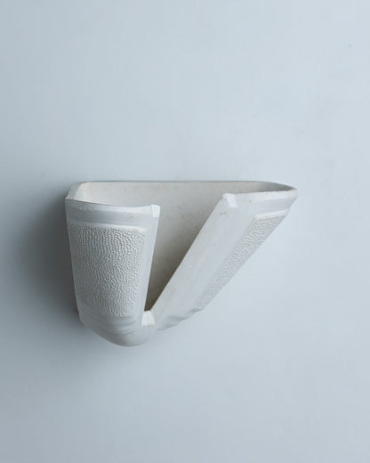 PLASTER CORNER SCONCE, 1940s