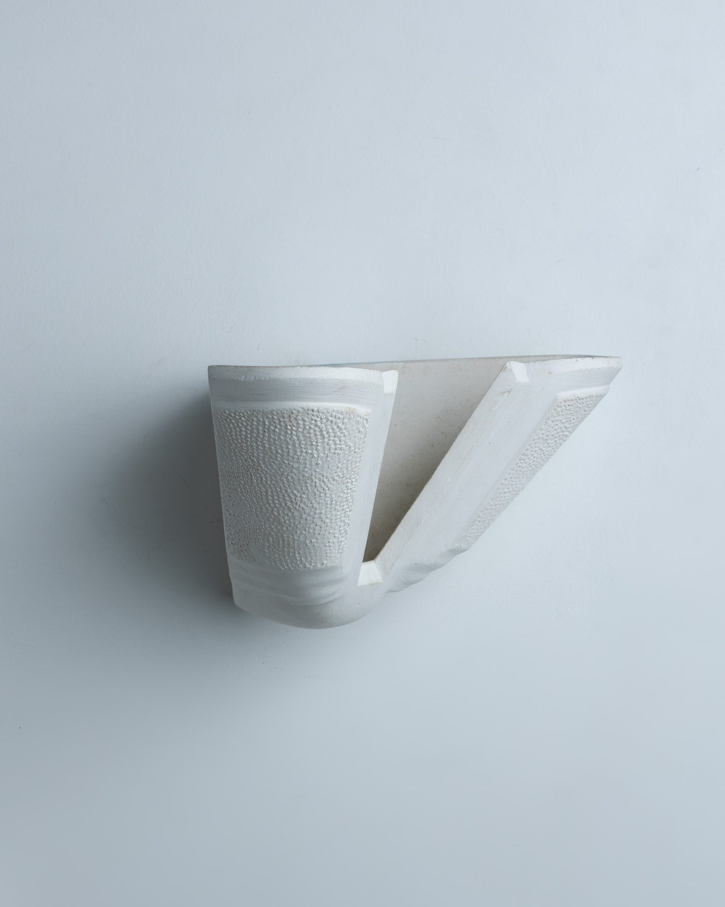 PLASTER CORNER SCONCE, 1940s