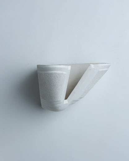 PLASTER CORNER SCONCE, 1940s