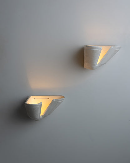 PLASTER CORNER SCONCE, 1940s