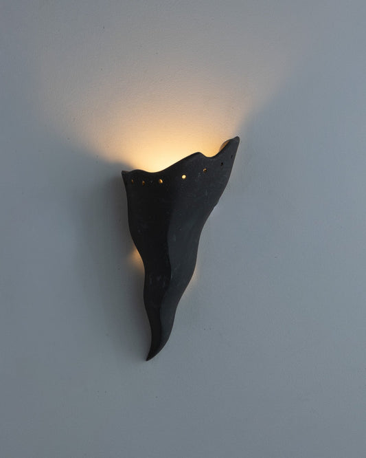 BERNARD DEQUET METAL SCONCE, 1980s