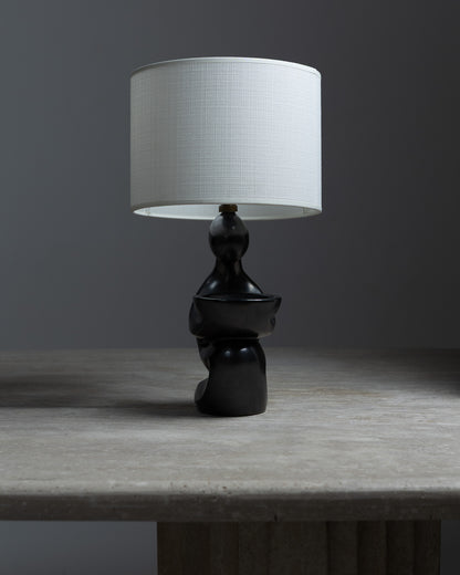 CERAMIC LAMP, GIL AGNOLONI, CIRCA, 1950s