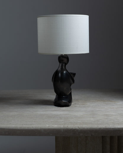 CERAMIC LAMP, GIL AGNOLONI, CIRCA, 1950s