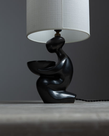 CERAMIC LAMP, GIL AGNOLONI, CIRCA, 1950s