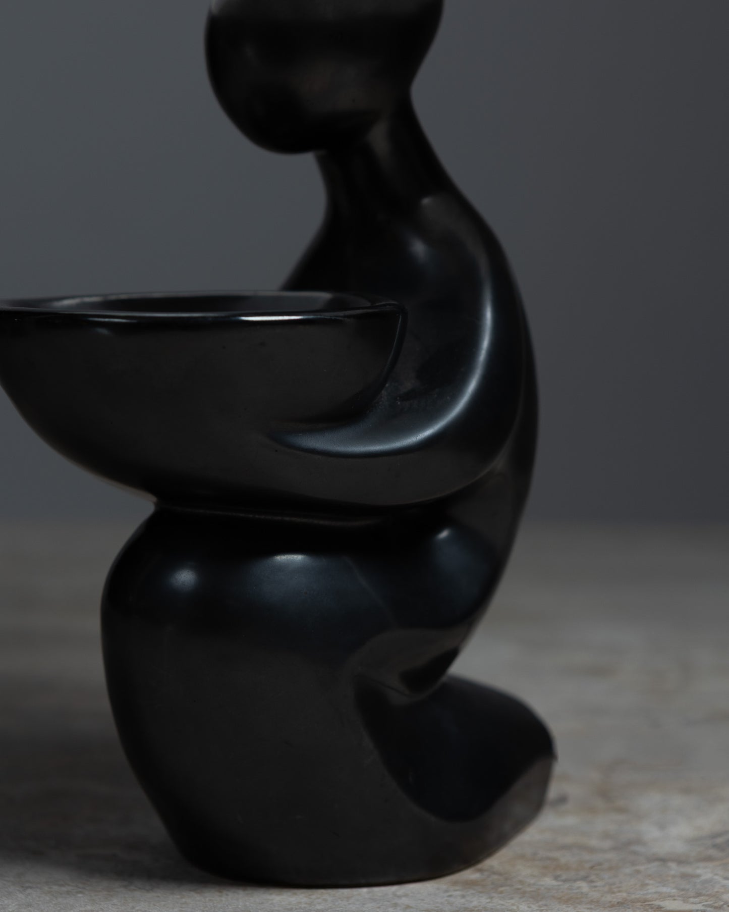 CERAMIC LAMP, GIL AGNOLONI, CIRCA, 1950s