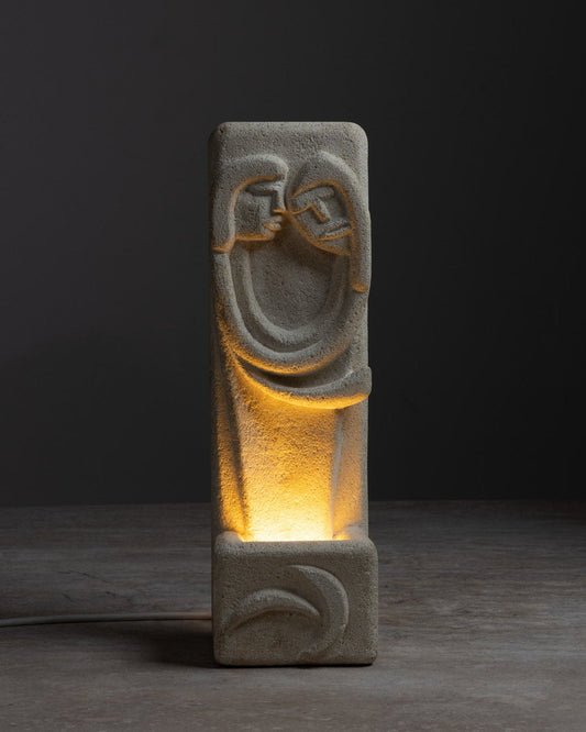 LAMPE EN PIERRE DU LUBÉRON, ALBERT TORMOS, 1960s